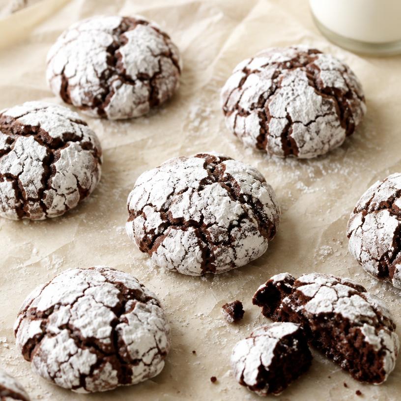 Crinkle cookies