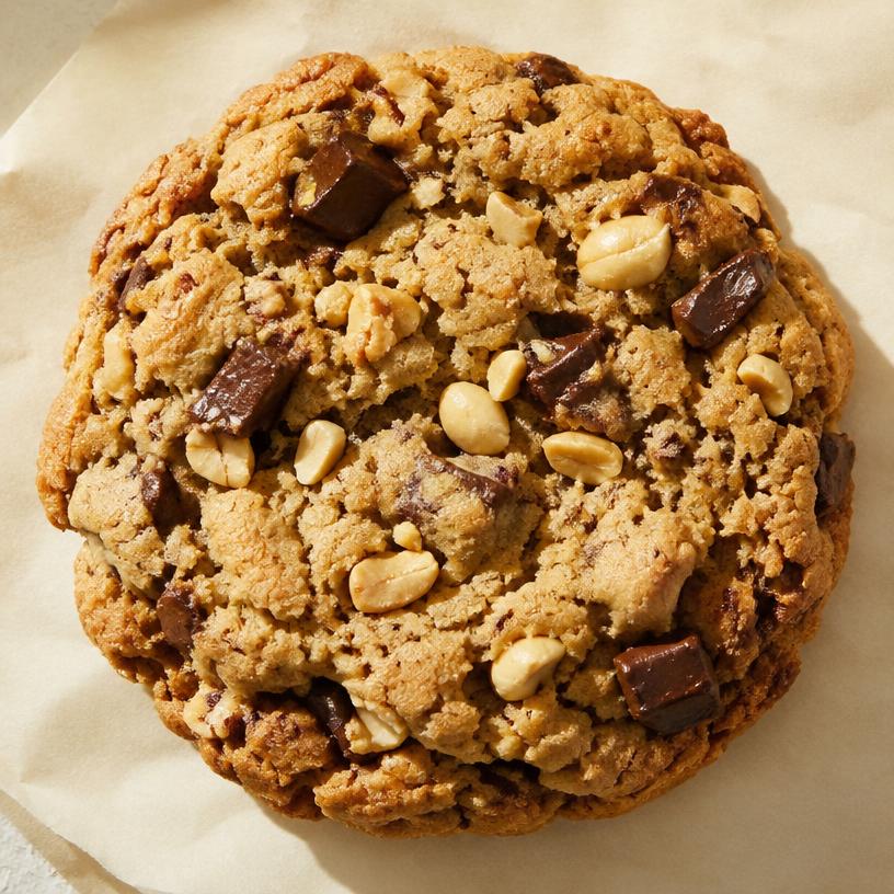 Galletón de maní y chips de chocolate